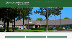 Desktop Screenshot of grovenursingcenter.com